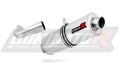 exhaust muffler DOMINATOR oval fits the motorcycle Moto Guzzi BREVA 850  3