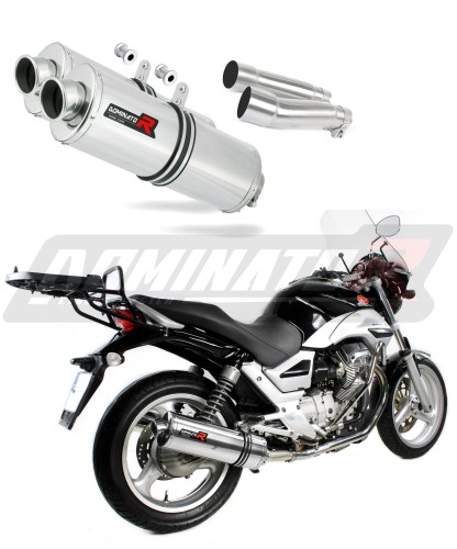 DOMINATOR Ovális kipufogó dob, amely illeszkedik a Moto Guzzi BREVA ie 750 2003 - 2009 motorkerékpárhoz 5