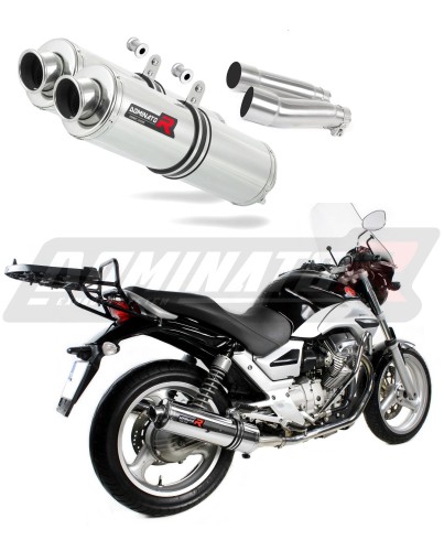 exhaust muffler DOMINATOR ROUND fits the motorcycle Moto Guzzi BREVA ie 750 2003   2009 5