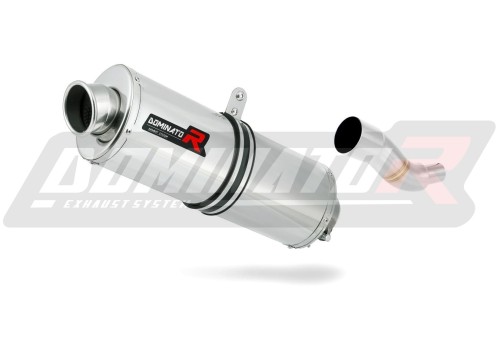 DOMINATOR Ovális kipufogó dob, amely illeszkedik a Piaggio X9 125 2000 - 2009 motorkerékpárhoz 3