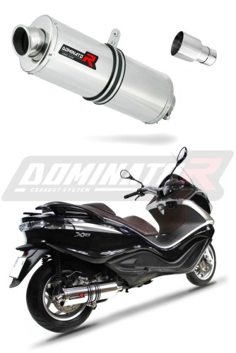 DOMINATOR Ovális kipufogó dob Piaggio X10 125 2012 - 2016 motorkerékpárhoz 5