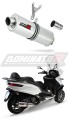 exhaust muffler DOMINATOR oval fits the motorcycle Piaggio MP3 500 2008   2022 5