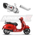 exhaust muffler DOMINATOR HP1 fits the motorcycle Piaggio Vespa GTS 125 2007   2012 6