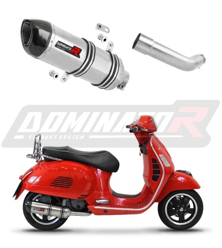 DOMINATOR HP1 kipufogó dob Piaggio Vespa GTS 125 2007 - 2012 motorkerékpárhoz 6
