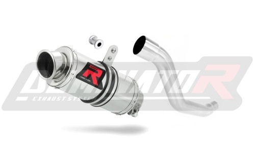 exhaust muffler DOMINATOR GP1 fits the motorcycle Suzuki XF 650 Freewind 1997   2003 3