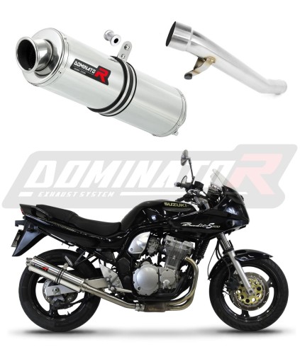 exhaust muffler DOMINATOR ROUND fits the motorcycle Suzuki GSF BANDIT N / S 600 1995   1999 6