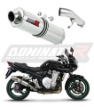 exhaust muffler DOMINATOR ROUND fits the motorcycle Suzuki GSF 650 BANDIT N / S 2007   2016 6