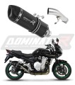 exhaust muffler DOMINATOR HP1 BLACK fits the motorcycle Suzuki GSF 1250 N / S BANDIT 2007   2016 6