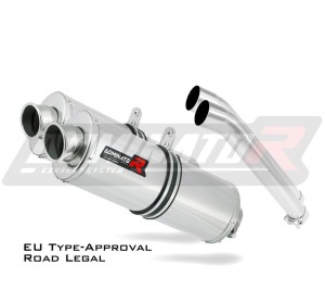 DL 1000 V-STROM Homologált Kipufogó OVAL 2002 - 2012