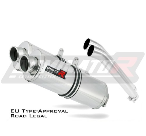 wydech tłumik DOMINATOR Homologowany Owalny pasujący do motocykla DL 1000 V-STROM 2002 - 2012 3