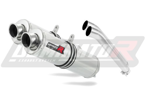 DOMINATOR Kerek kipufogó dob, amely illik a Suzuki DL 1000 V-Strom 2002 - 2012 motorkerékpárhoz 3