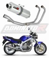komplett DOMINATOR kipufogórendszer Ovális dobbal, Suzuki GS 500E 1989 - 2009 motorkerékpárhoz 7