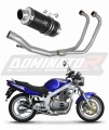 complete exhaust system with muffler DOMINATOR Full System GP1 BLACK fits the motorcycle Suzuki GS 500E 1989   2009 7
