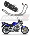 complete exhaust system with muffler DOMINATOR Full System HP1 BLACK fits to Suzuki GS 500E 1989  2009 7