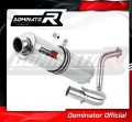 exhaust muffler DOMINATOR ROUND fits the motorcycle BMW G310GS 2016   2024 2