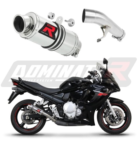 exhaust muffler DOMINATOR GP1 fits the motorcycle Suzuki GSXF 650 2007   2016 6