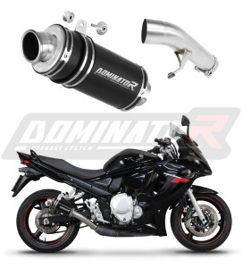 Suzuki GSXF 650 2007 - 2016 kipufogó Dob GP1 BLACK + dB killer medium