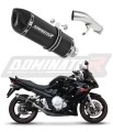 DOMINATOR HP1 FEKETE kipufogó dob Suzuki GSXF 650 2007 - 2016 motorkerékpárhoz 6