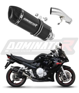 Suzuki GSXF 650 2007 - 2016 kipufogó Dob HP1 BLACK + dB killer medium