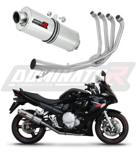 Suzuki GSXF 650 2007 - 2016 Teljes rendszer Kipufogó leömlő OV dob + dB killer