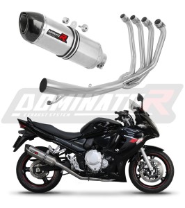 Suzuki GSXF 650 2007 - 2016 Teljes rendszer Kipufogócsonk Kipufogódob HP1 + dB killer