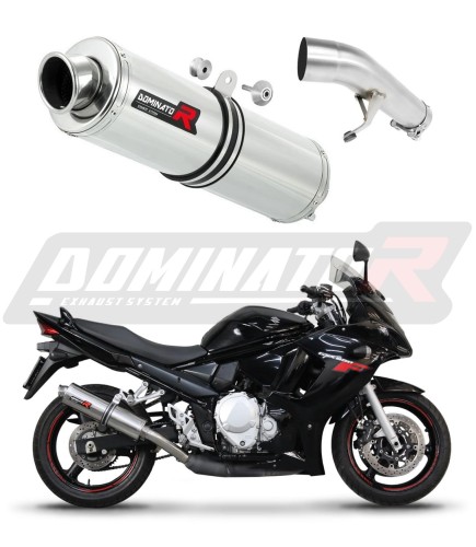 exhaust muffler DOMINATOR ROUND fits the motorcycle Suzuki GSXF 650 2007   2016 6