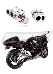 Suzuki GSXR 1300 Hayabusa 1999 - 2007 kipufogó Dob GP1 + dB killer medium