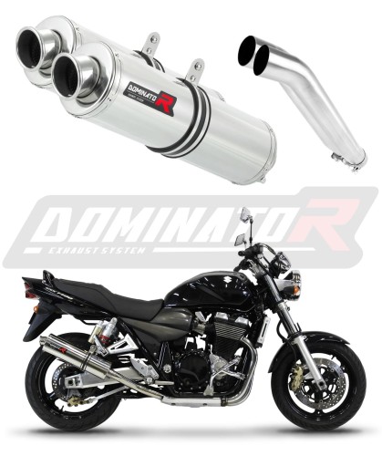 exhaust muffler DOMINATOR ROUND fits the motorcycle Suzuki GSX 1400 2001   2005 6