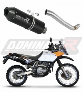 Suzuki DR 650SE 1997 - 2009 Exhaust Silencer Muffler MX2 BLACK + dB killer medium