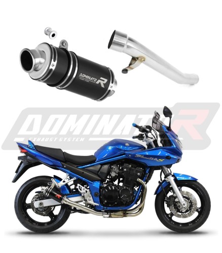 DOMINATOR GP1 FEKETE kipufogó dob Suzuki GSF 650 BANDIT N / S 2005 - 2006 motorkerékpárhoz 6