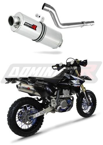 exhaust muffler DOMINATOR oval fits the motorcycle Suzuki DRZ 400 SM S  7