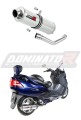 exhaust muffler DOMINATOR ROUND fits to Suzuki BURGMAN 400 1998  2002 6