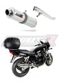 DOMINATOR kerek kipufogó dob, amely illik a Suzuki GSX 750 INAZUMA 1997 - 2003 motorkerékpárhoz 5