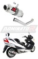 exhaust muffler DOMINATOR GP1 fits the motorcycle Suzuki BURGMAN 400 2003   2006 5