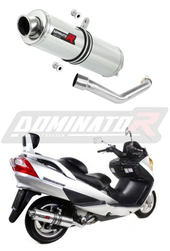 exhaust muffler DOMINATOR ROUND fits the motorcycle Suzuki BURGMAN 400 2003   2006 5