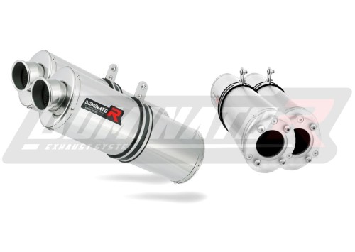 exhaust muffler DOMINATOR oval fits the motorcycle Suzuki SV 1000 S 2003   2007 3