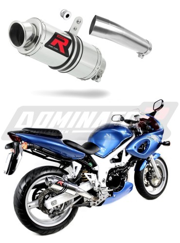 exhaust muffler DOMINATOR GP1 fits the motorcycle Suzuki SV 650 S 1999   2002 5
