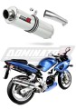 DOMINATOR kerek kipufogó dob Suzuki SV 650 S 1999 - 2002 motorkerékpárhoz 5