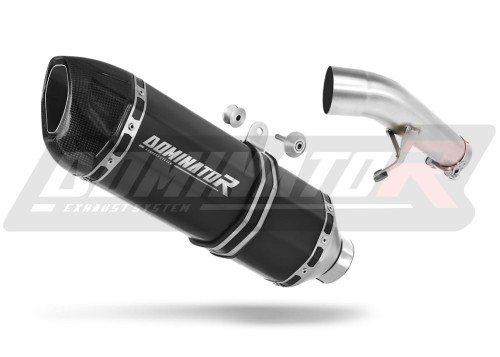 exhaust muffler DOMINATOR HP1 BLACK fits the motorcycle Suzuki GSX 1250 FA 2010   2016 3