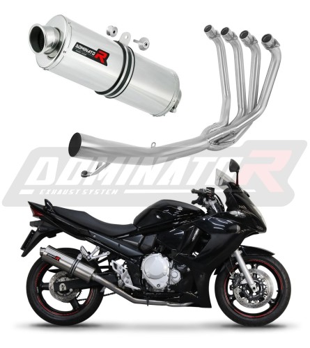 teljes kipufogórendszer DOMINATOR Full System Ovális dobbal a Suzuki GSX 1250 FA motorkerékpárhoz