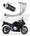 complete exhaust system with muffler DOMINATOR Full System GP1 BLACK fits the motorcycle Suzuki GSX 1250 FA 2010   2016