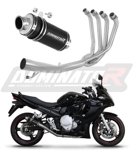 komplett DOMINATOR Full System GP1 FEKETE kipufogórendszer hangtompítóval illeszkedik