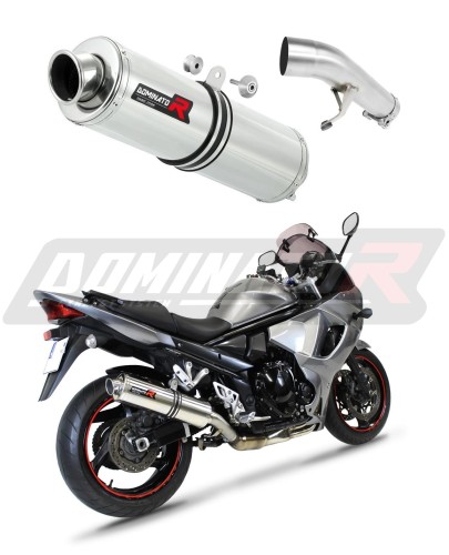 exhaust muffler DOMINATOR ROUND fits to Suzuki GSX 1250 FA 2010  2016 6