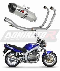 Suzuki GS 500F 2004 - 2014 Teljes Rendszer Kipufogó leömlő HP1 dob + dB killer közepes