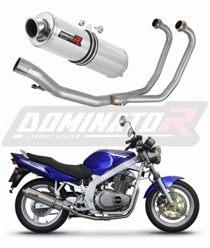 DOMINATOR kerek Full System komplett kipufogórendszer dobbal, Suzuki GS 500F 2004 motorkerékpárhoz