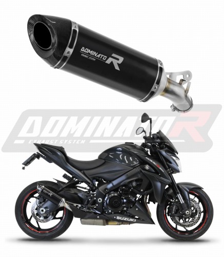 exhaust muffler DOMINATOR HP8 BLACK fits the motorcycle Suzuki GSX S 1000 / F 2015   2020 6