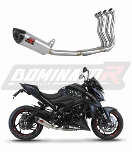 Suzuki GSX-S 1000 / F 2015 - 2020 Low Level Teljes rendszer Kipufogó leömlő Kipufogódob HP8 + dB killer medium