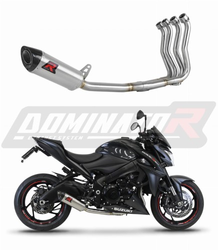 complete exhaust system with muffler DOMINATOR Full System HP8 fits the motorcycle Suzuki GSX S 1000 / F 2015   2020 6