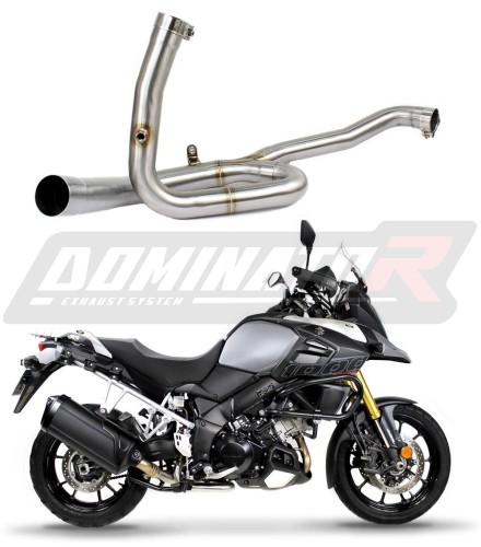 decat mid muffler DOMINATOR Mid Pipe fits the motorcycle DL 1000 V Strom 2014   2016 5