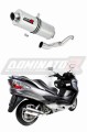 DOMINATOR Ovális kipufogó dob Suzuki BURGMAN 400 2007 - 2016 motorkerékpárhoz 6